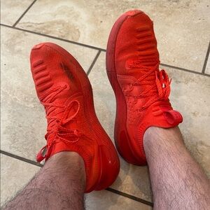 Under Armour Red Athletic Shoes